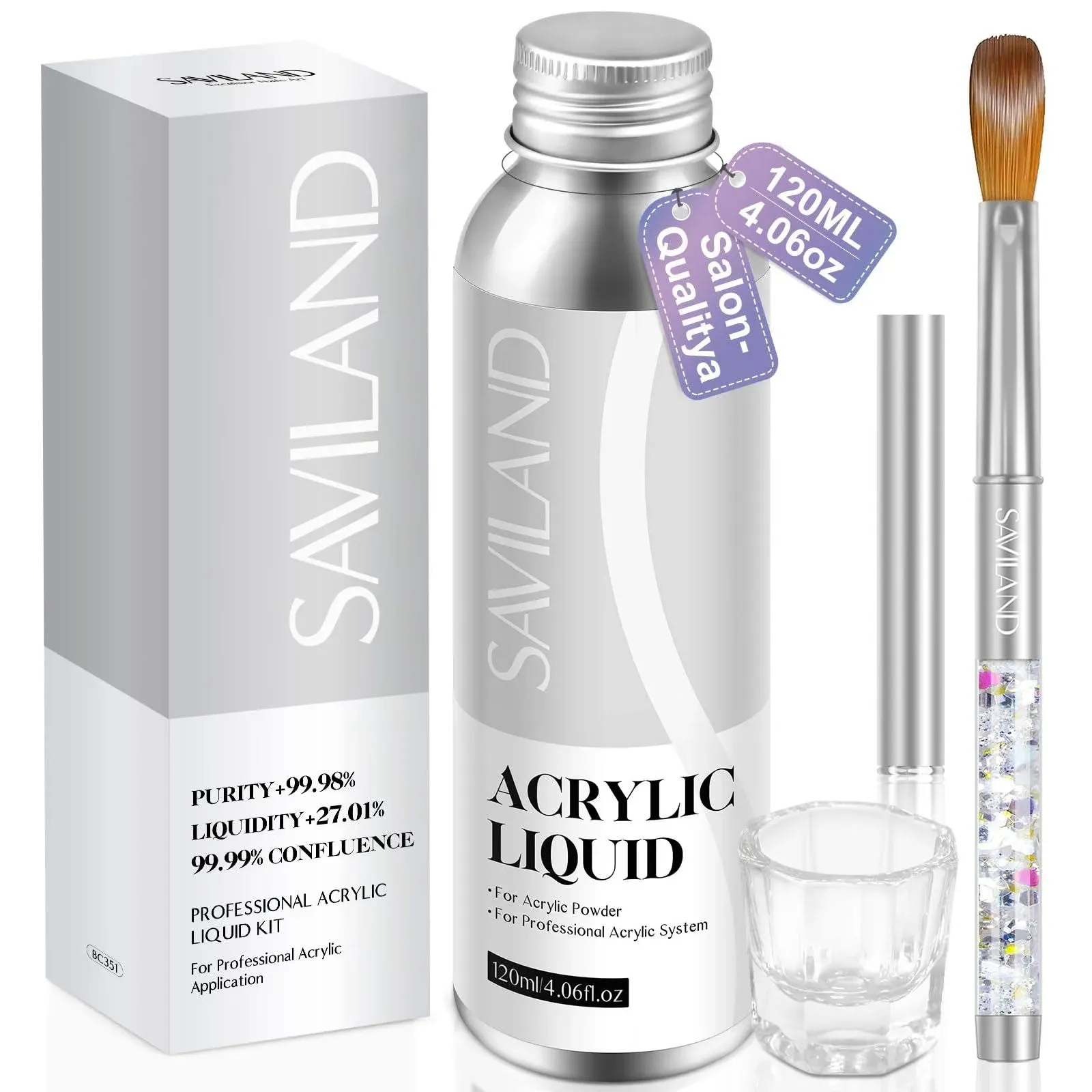 Saviland Women's Professional Acrylic Liquid Set