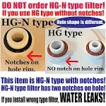 Japan Made Premium Grade Lead Removal Replacement Filter Compatible with HG-N Type Water Filter (Not Compatible with Original HG Type Model Sold Before 2010)