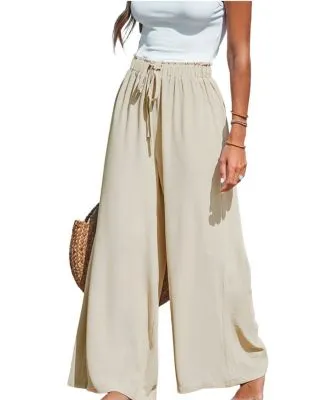 Cupshe Women's Lovin Drawstring Wide-Leg Pants