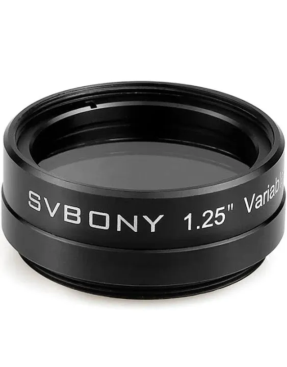 SVBONY Telescope Filter 1.25 inches Variable Polarizing Filter for Astronomical Telescope Eyepiece