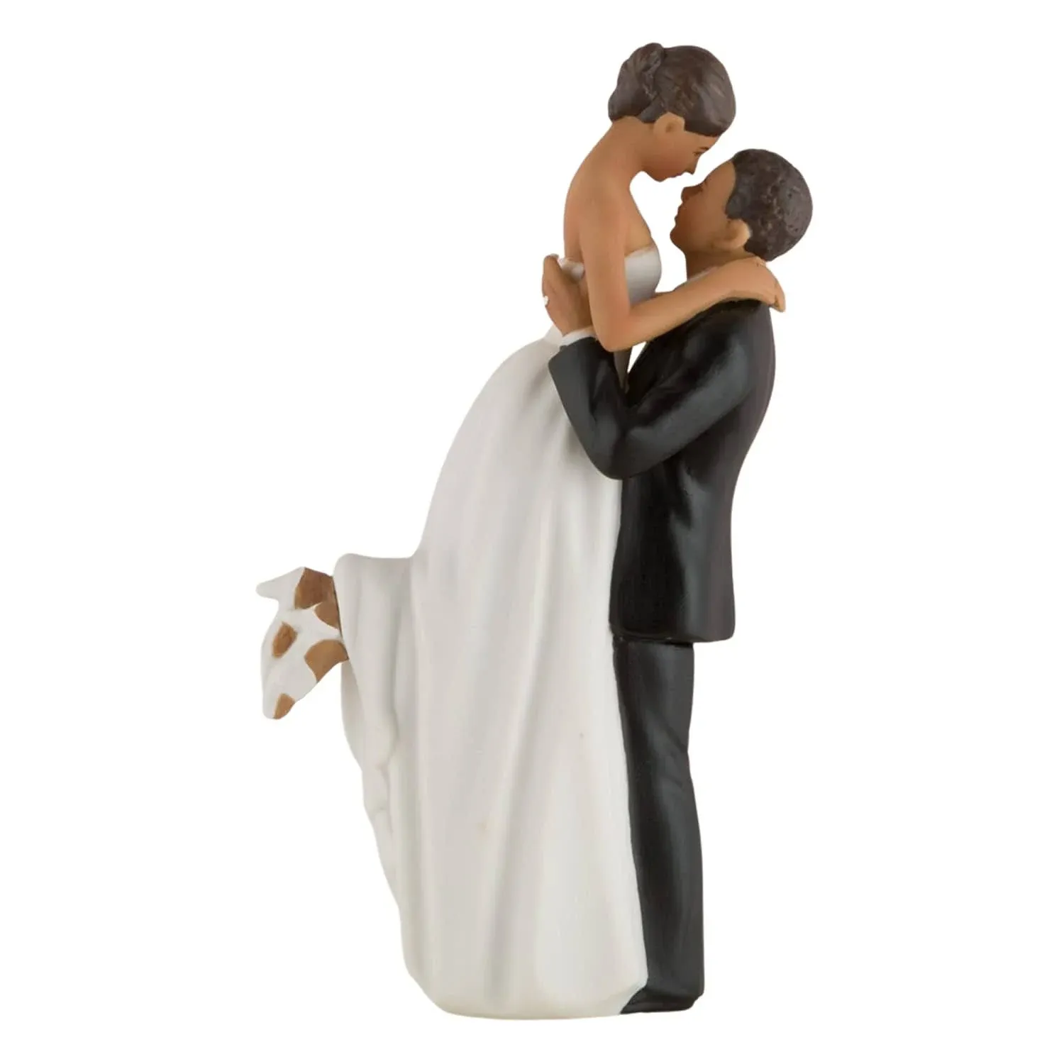 WEDDINGSTAR True Romance Porcelain Figurine Cake Topper - Medium Skin Tone