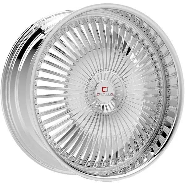 Cavallo CLV-41 Wheel 18x8 4x100 & 4x114.3 Nano Chrome 35mm