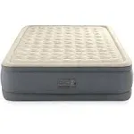 Intex PremAire II Fiber-Tech Elevated Air Mattress with Built In Pump, Queen