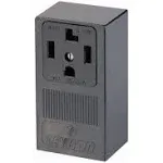 Leviton Surface Mount Receptacle - Black