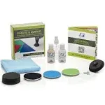 Glass Polish (3'') Plastic & Acrylic Polishing and Scratch Removal Kit - Ø 3 inch with Drill Attachment - GP31007