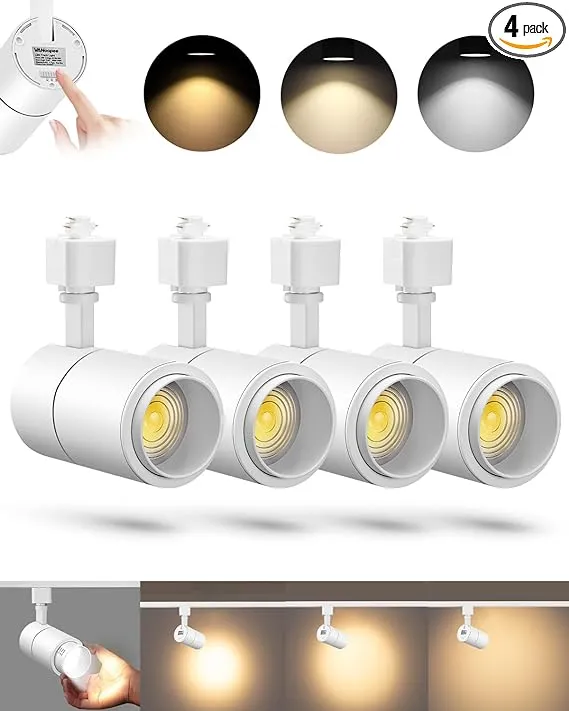 VANoopee 3-Color Zoomable 20W LED Track Lighting Heads