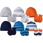 Onesies Brand Unisex Baby 12-piece Cap and Mitten Set