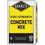 Sakrete 60 Lb. High-Strength Concrete Mix