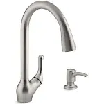 Barossa Pull-Down Kitchen Sink Faucet with Soap/Lotion Dispenser