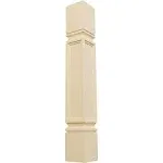 Ekena Millwork COL05X05X35KEMA 5-Inch W x 5-Inch D x 35 1/2-Inch H Kent Raised Panel Cabinet Column, Maple