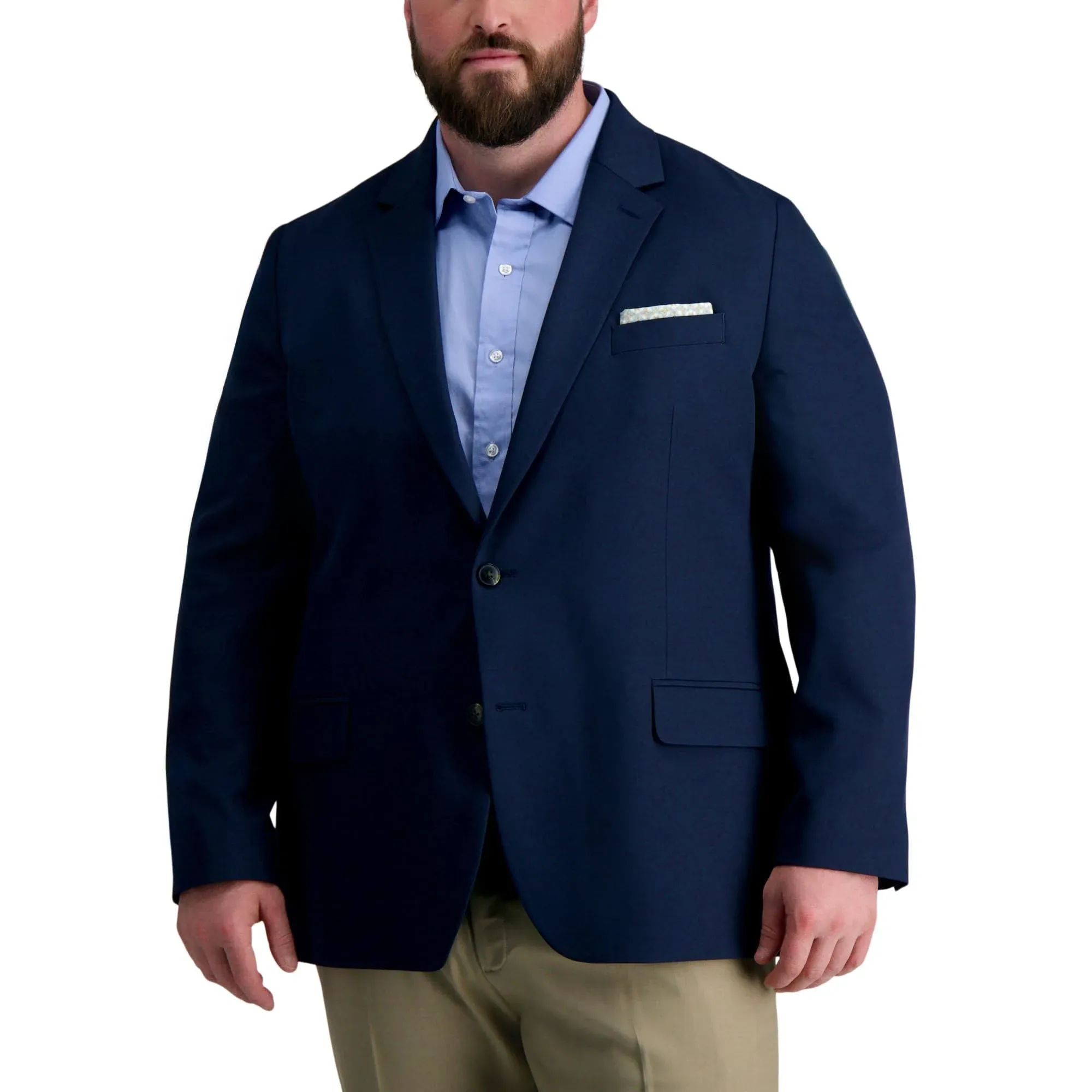 Big & Tall Haggar Men's The Active Series Stretch Gabardine Blazer