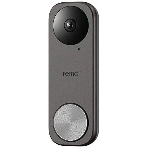 Remo+ RemoBell S WiFi Video Doorbell Camera with HD Video, Motion Sensor, 2-W...