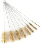 16 Inch Extra Long Pipe Cleaning Brush Set with Brass Bristles