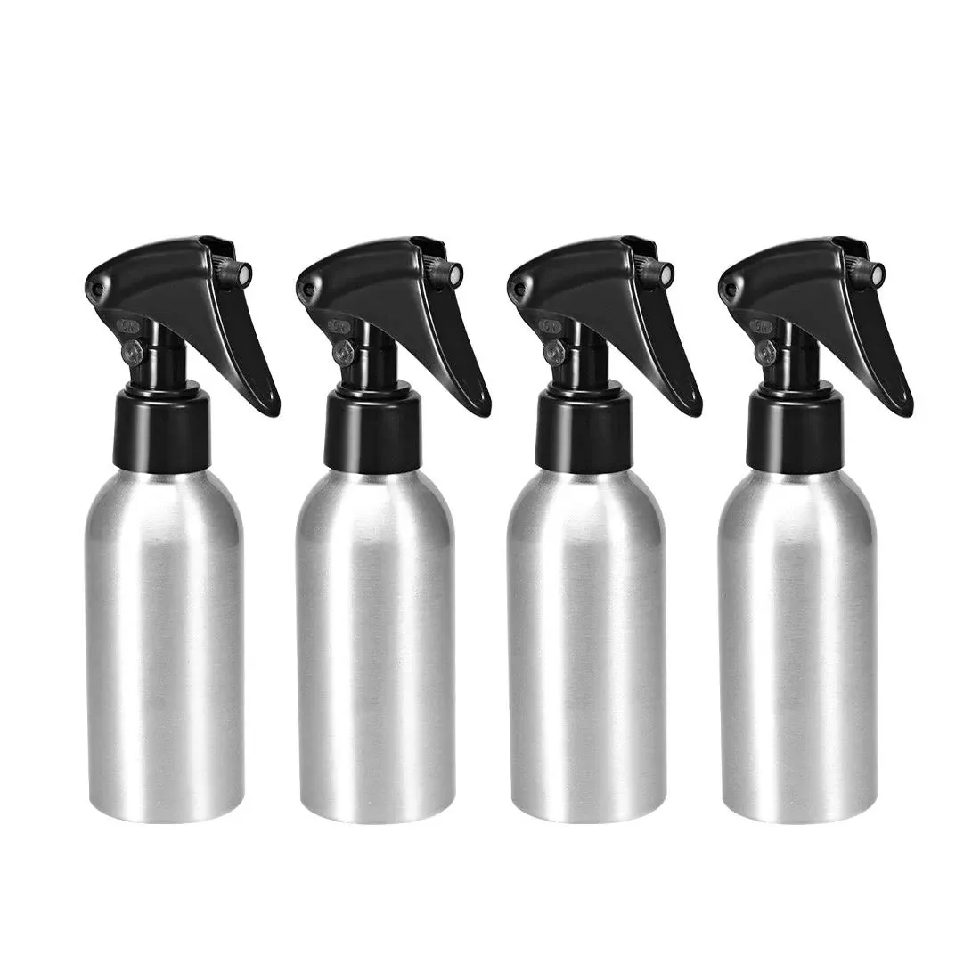 Uxcell 4pcs 3oz/100ml Aluminium Spray Bottle with Fine Mist Sprayer, Empty Refillable Container Travel Bottle | Harfington