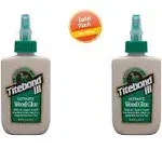 2pk~ Titebond III ULTIMATE Tan Wood Glue 4 oz. Waterproof Interior/Exter<wbr/>ior 1412