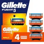 Gillette Fusion Power Men's Razor Blade Refills, 4 Count