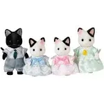 Calico Critters Tuxedo Cat Family