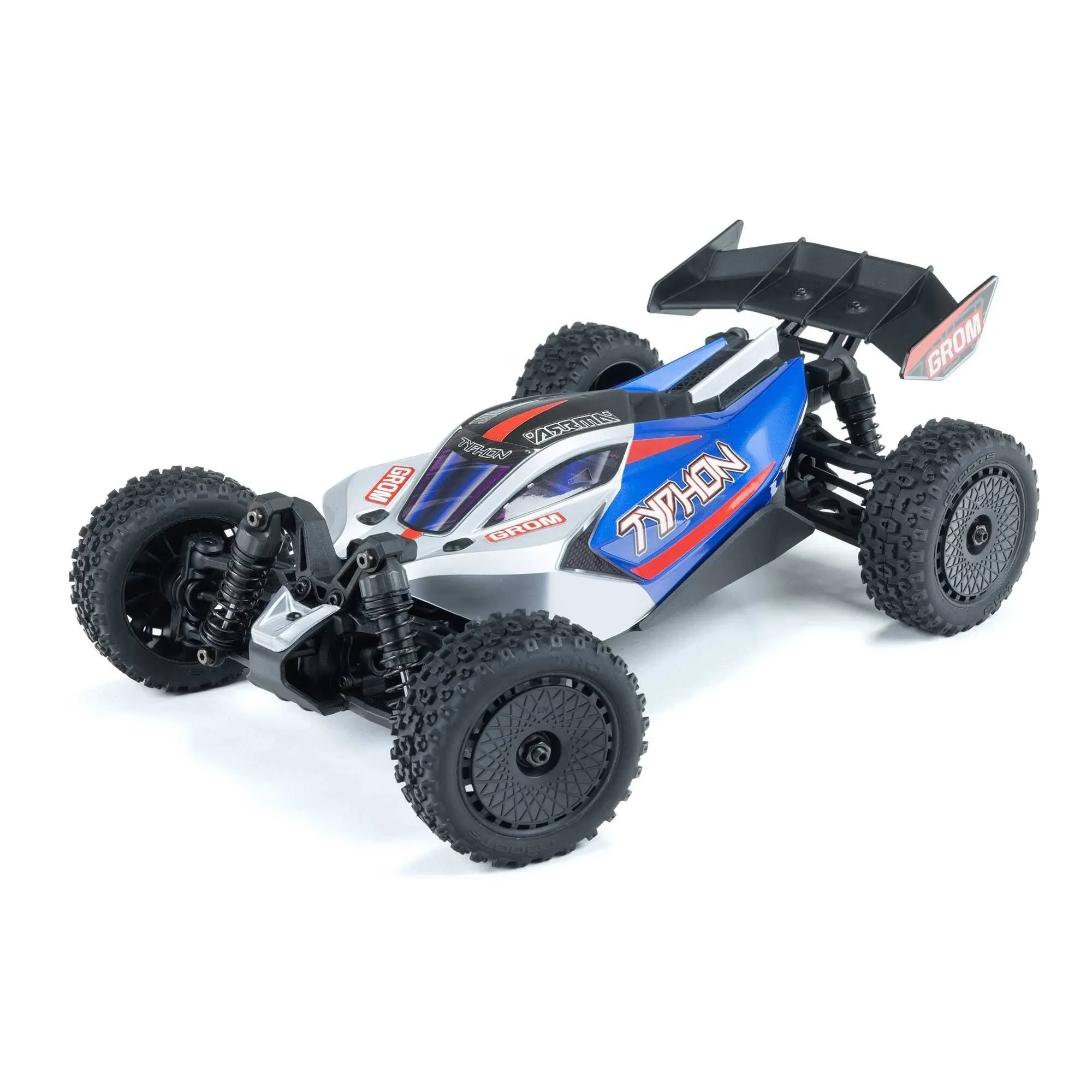 Arrma Typhon Grom 4x4 Smart Small Scale Buggy Blue/Silver