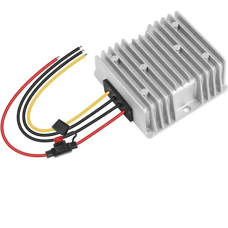 DC-DC 36V 48V to 12V 20A 240W Step Down Converter Golf Cart Voltage Regulator Reducer Transformer with Fuse Waterproof