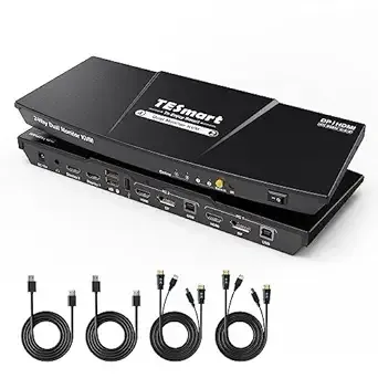 TESmart DisplayPort + HDMI KVM Switch