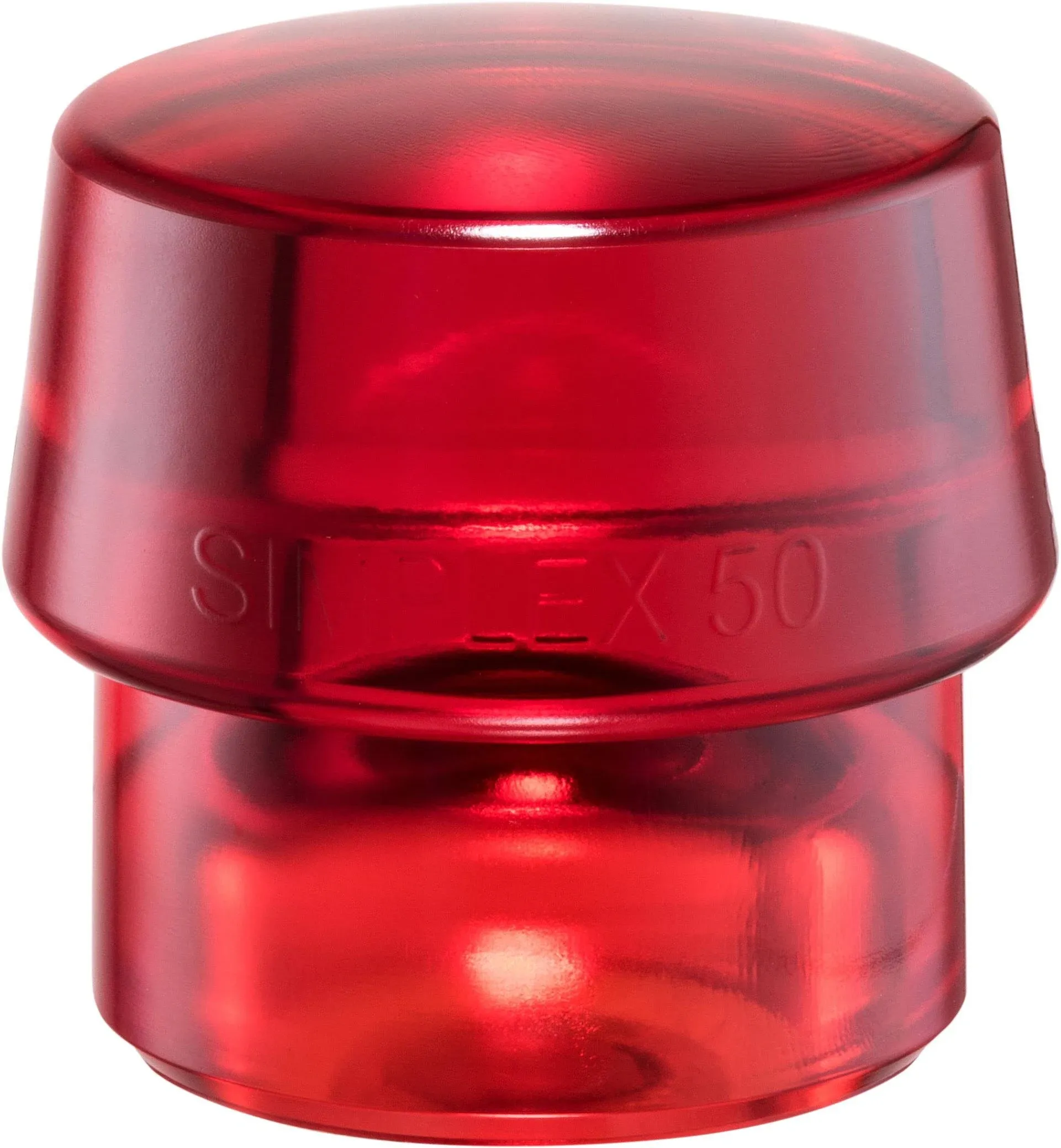 Halder Simplex Replacement Face Insert, Red Hard Plastic, 2.36"