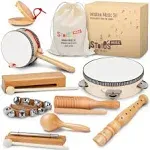 Eco Friendly International Wooden Music Set