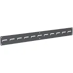 Akro-Mils 30632 Heavy Duty Wall Mount Garage Storage Steel Louvered Rail | Wall Storage Bin Hanging Organizer System for AkroBins, 32-Inch W x 3-Inch H, 2-Pack, Grey