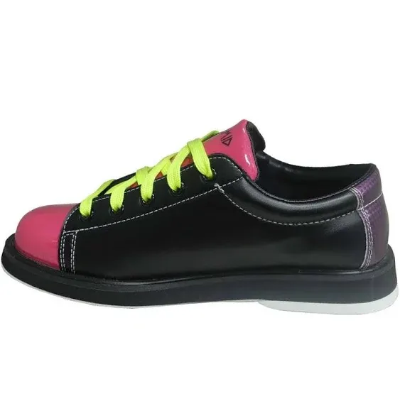 Pyramid Women's Rain Black/Hot Pink/Lime Green Bowling Shoes