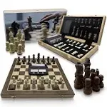 DOJA Barcelona Travel Chess Set with Clock