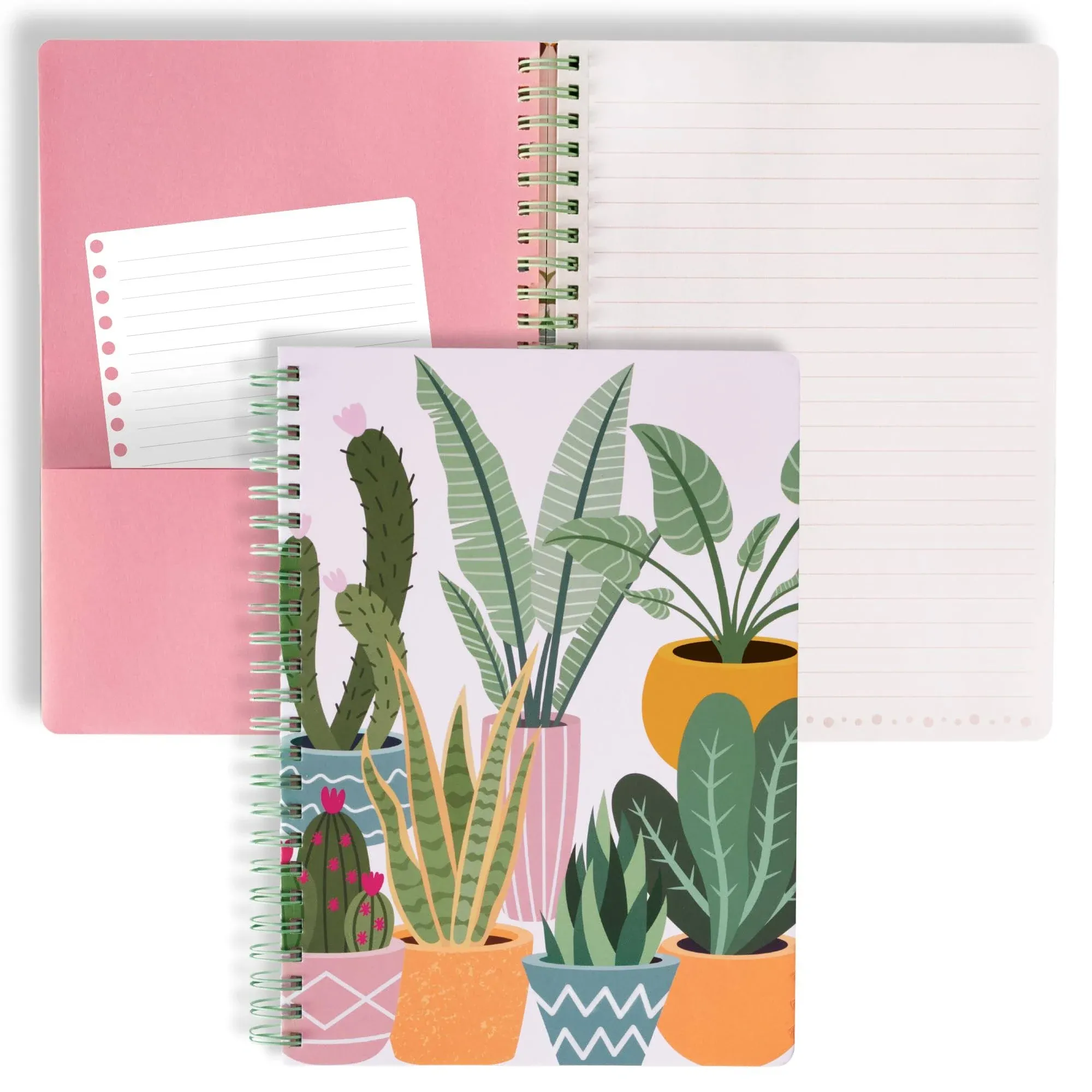 Steel Mill and Co. Steel Mill & Co Cute Pink Mini Spiral Notebook, 8.25 x 6.25 ...