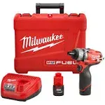 Milwaukee M12 FUEL 1/4" Hex 2-Speed Screwdriver Kit