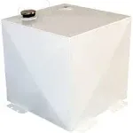 Better Built 50-Gallon White Square Steel Truck Fuel Transfer Tank