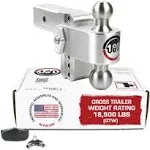 Weigh Safe TB4-2.5 Adjustable Hitch Ball Mount 4" Drop - 2.5" Shaft