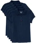 The Children's Place Girls Short Sleeve Pique Polo 2 Pack