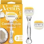 Gillette Venus Razor, Comfortglide, Coconut, 5 Blades