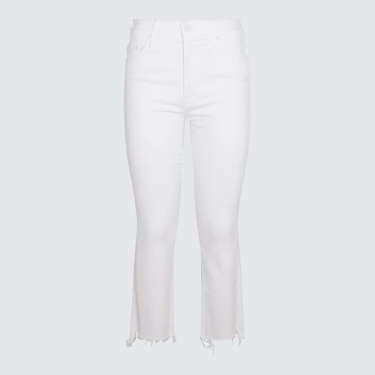 Best price on the market at italist | Mother Fairest Of Them All Denim Cropped Jeans