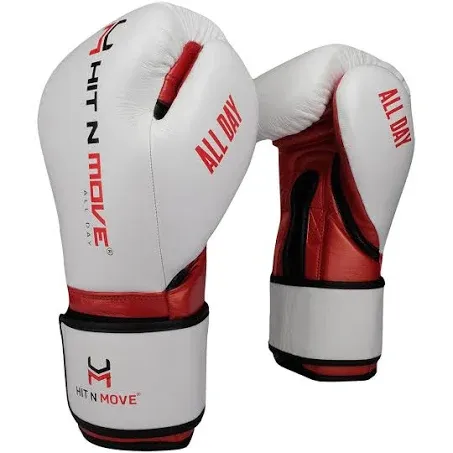 Hit N Move Boxing Gloves - All Day Pro Agility - Hook and Loop