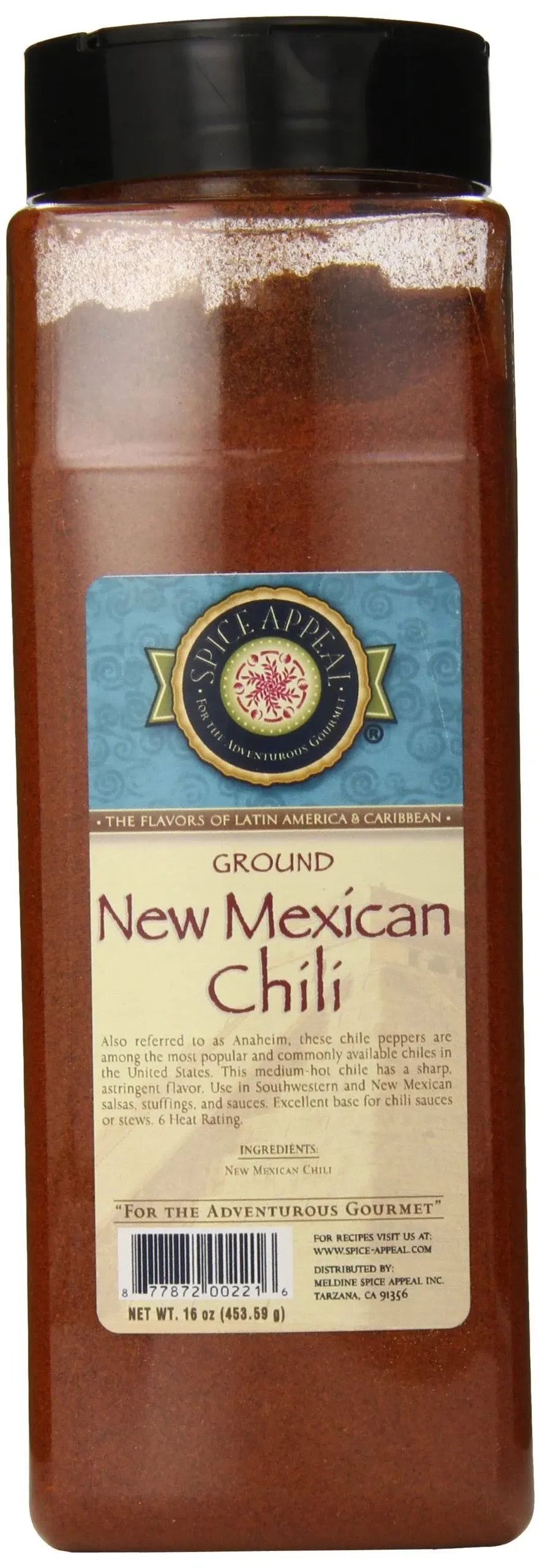 Spice Appeal New Mexican Chili Ground, 16 Ounce