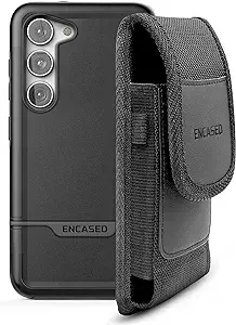 Rebel Case with Belt Pouch for Samsung Galaxy S23 - Protective Phone Case with Holster Clip (2023 Release) (S23)