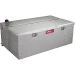 RDS Aluminum Transfer Fuel Tank Toolbox Combo - 48 Gallon, Rectangular, Diamond Plate, Model Number 72774