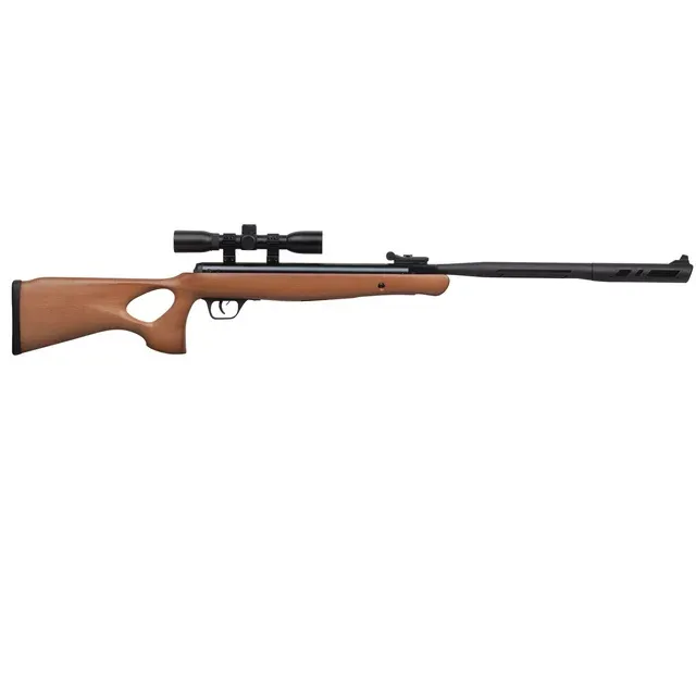 Crosman Valiant CVH22RDNS-WX .22-Caliber NP Break Barrel Air Rifle And Scope, Wood