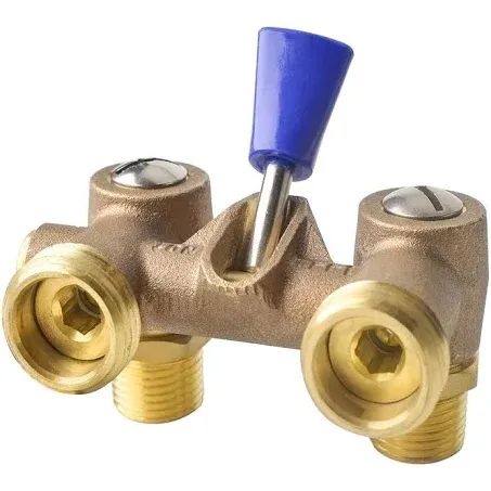 Hydro Master Washing Machine Shut Off Valve,1/2" Male Pipe Thread ×