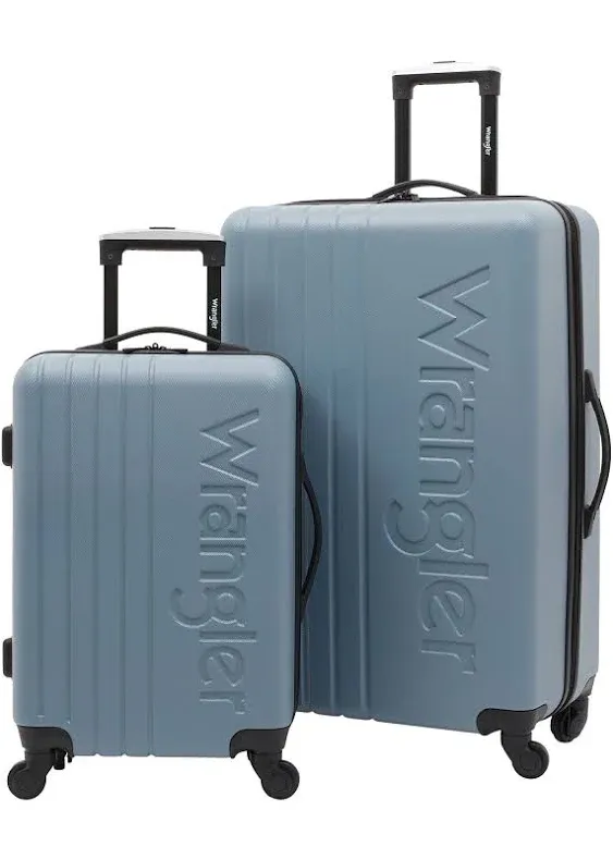 Wrangler 2 pc. Quest Collection Spinner Travel Luggage Set -Winter Sky