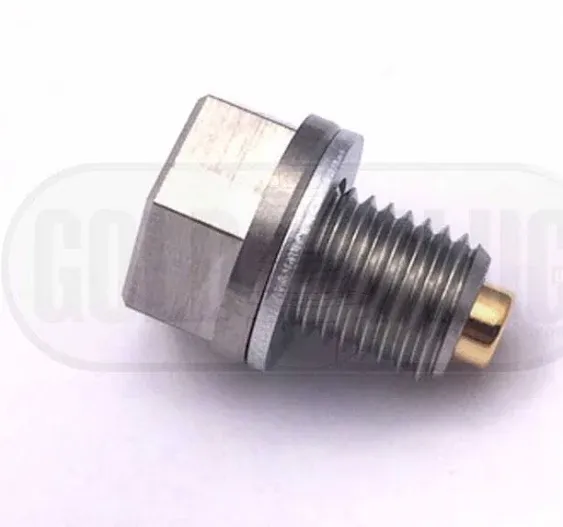 GoldPlug Stainless Steel Magnetic Drain Plug MP-01 at MechanicSurplus.com