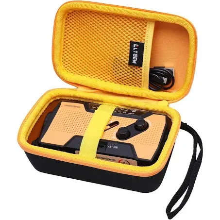 LTGEM EVA Storage Case for FosPower NOAA Emergency Weather Radio (Model A1) - Travel Protective Carrying Bag