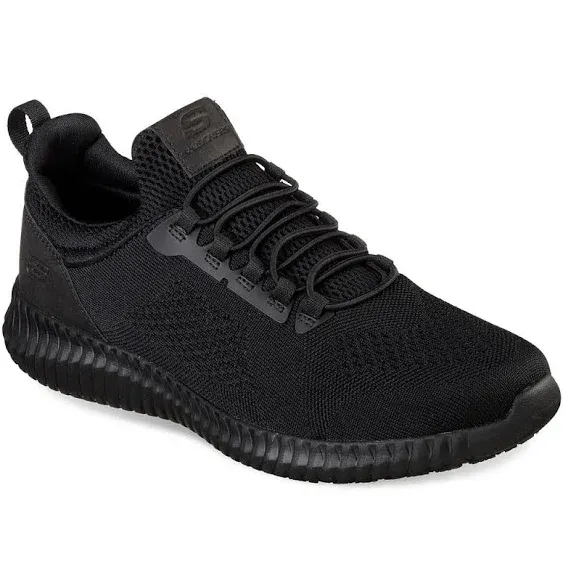 Skechers Work Relaxed Fit Cessnock SR Men's Shoes, Size: 9.5, Black