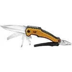 Caterpillar Black &amp; Yellow Aluminum Handle Multi-Function Tool 9-in-1 - 980045