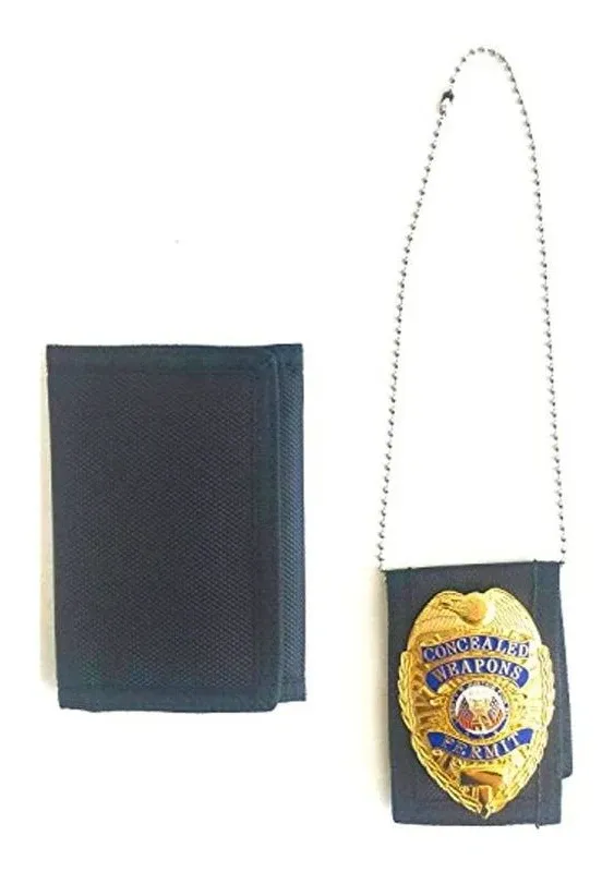 Tri-Fold Ballistic Badge Holder, Wallet w/ID Window & Credit Card Slots by Hero's Pride