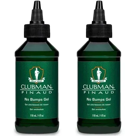 Clubman Pinaud Shave Gel No Bumps Gel After Shave for Men (2 Pack)