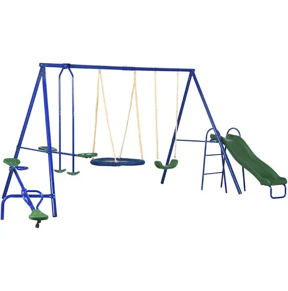 Outsunny Glider Swing Set